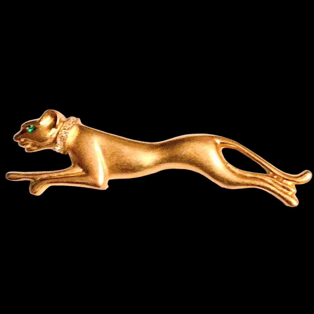 Joan Collins Jaguar Brooch